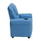 Flash Furniture Kids Recliner, 21-1/2" to 36-1/2" x 27", Upholstery Color: Blue DG-ULT-KID-LTBLUE-GG - alternate 9